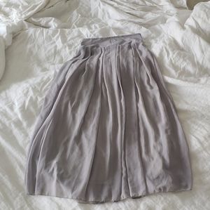 Grey Midi Skirt